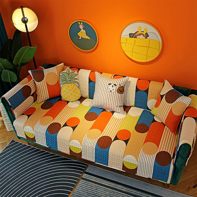 KTX-519635 Modern Minimalist Striped Print Pillowcase - Elegant Cotton Dust Cover for Home Decor