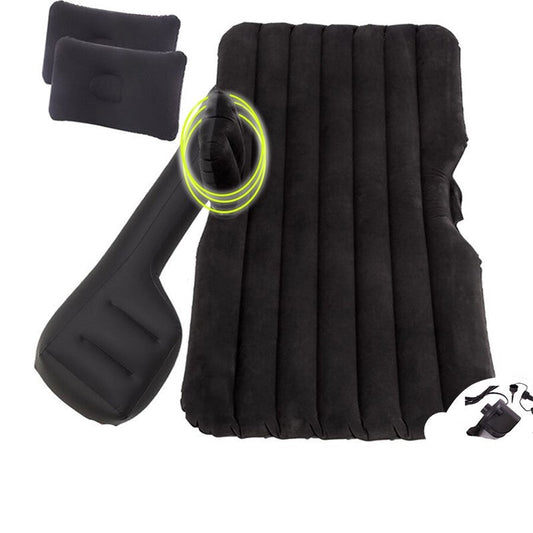 KTX-520467 Car Sleep Mattress with Headrest and Storage Solutions in Flocking Cloth