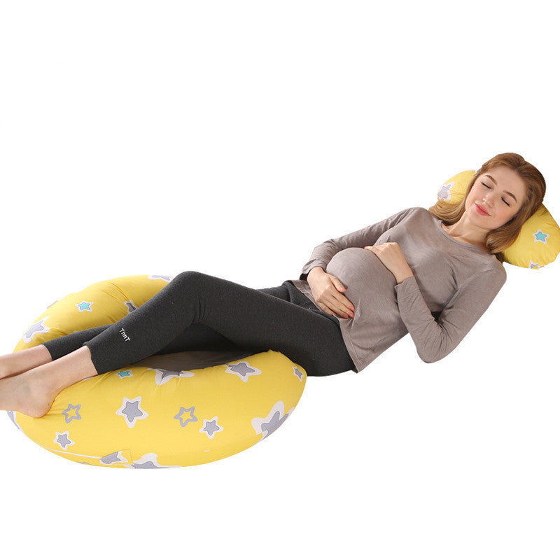KTX-521619 Crescent Shaped Multifunctional Nursing Pillow for Support and Comfort