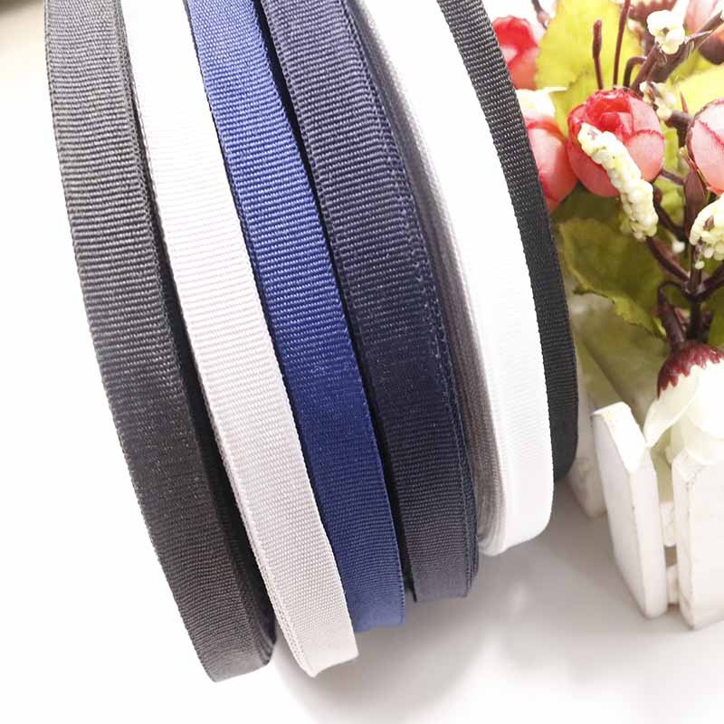 KTX-521619 Polyester 1cm Plain Weave Webbing for Fashion and Accessories