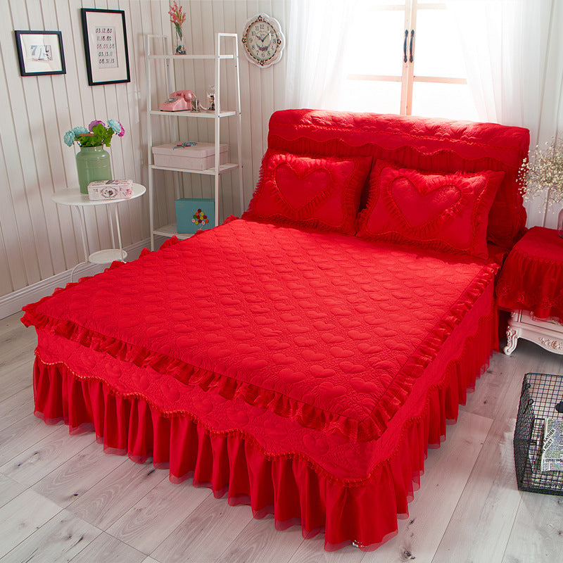 KTX-522259 Non-Slip Polyester Fiber Mattress Cover for Enhanced Stability and Comfort