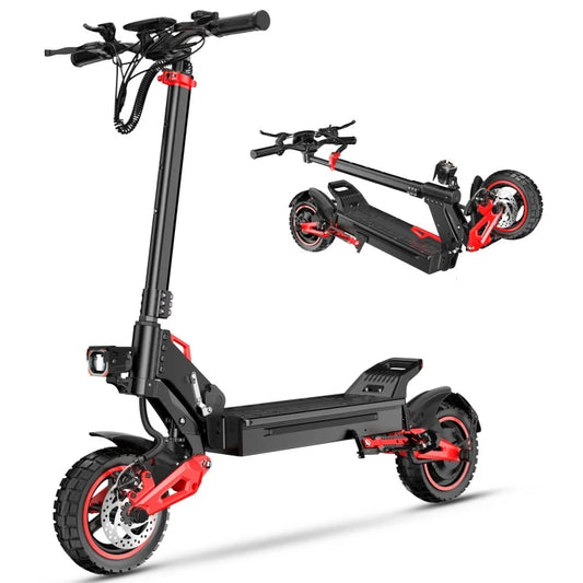 KTX-523283 Electric Scooter with 1600W Motor, 48V18Ah Battery, 50km/h Speed, Dual Suspension, App Control, Foldable Design, 120kg Capacity