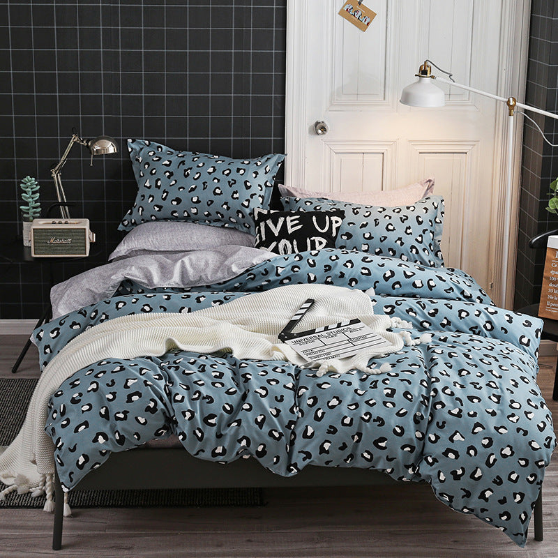 KTX-525011 Personalized Polyester Bedding Set with Duvet Cover, Pillowcases & Fitted Sheet - Multiple Sizes Available