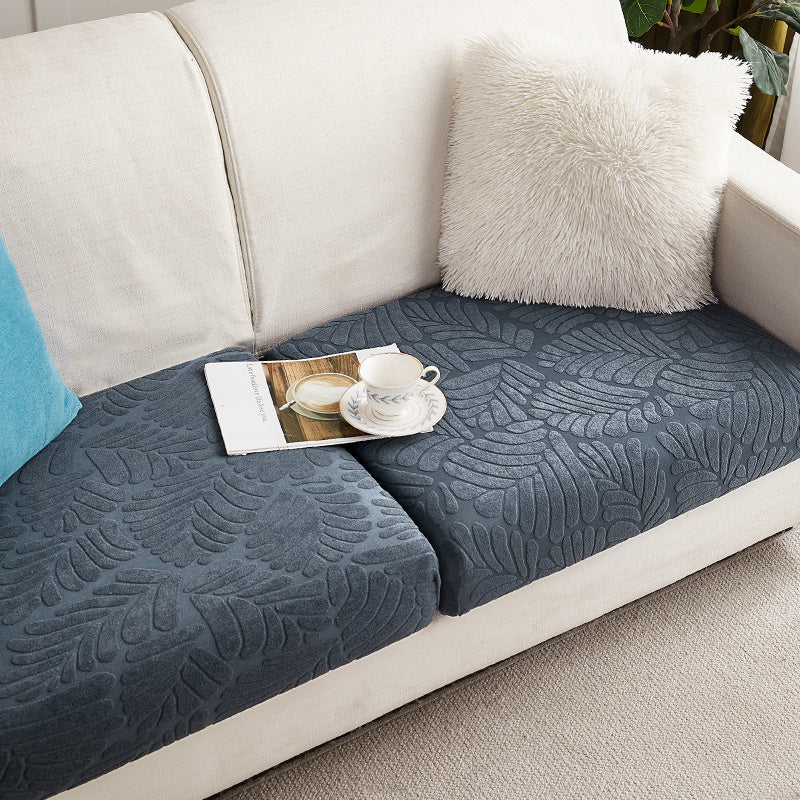 KTX-525139 All-Season Elastic Knitted Sofa Cover - Dustproof & Dirt Resistant, Multiple Sizes Available