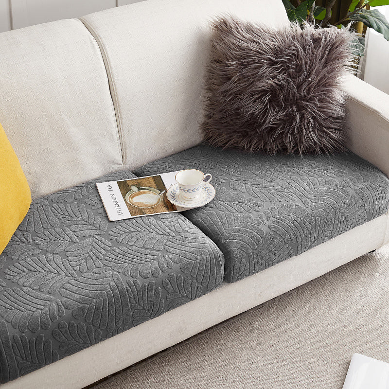 KTX-525139 All-Season Elastic Knitted Sofa Cover - Dustproof & Dirt Resistant, Multiple Sizes Available
