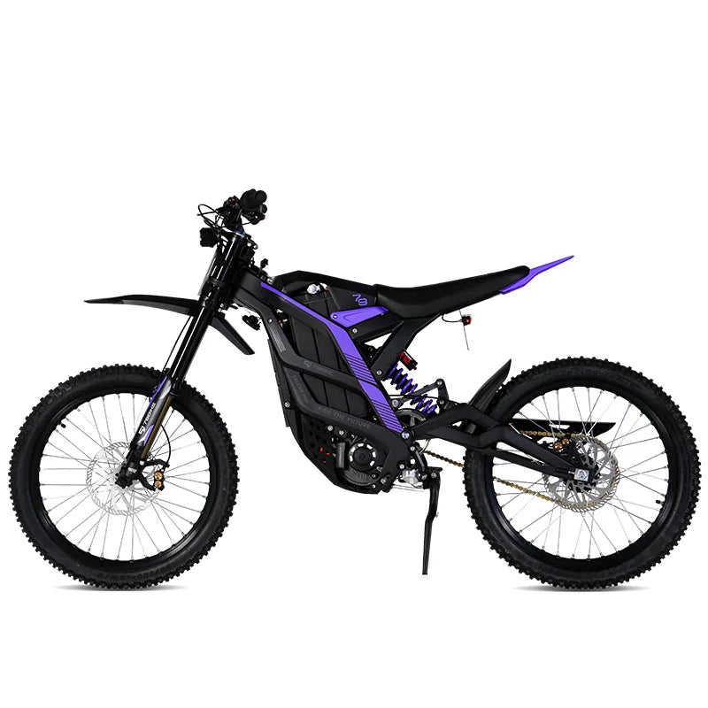 KTX-525779 2025 Electric Dirt Bike 72V 10kW Mid-Drive Full Suspension Max Speed 85KM/H 120KM Range Off-Road Motorcycle