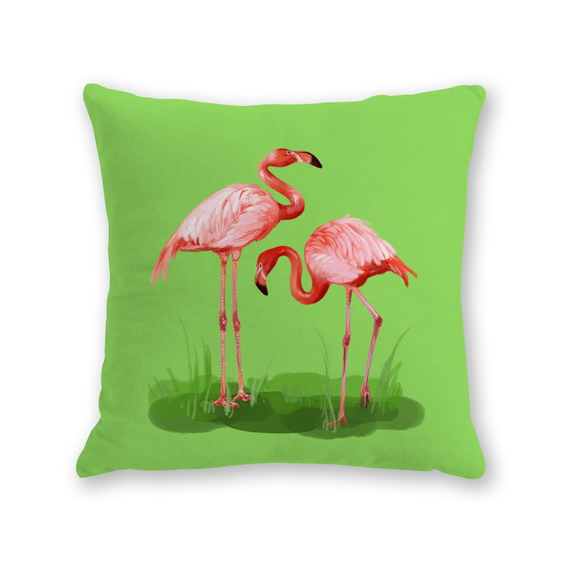 KTX-526291 Modern Cartoon Cotton and Linen Throw Pillow Cover - 45x45cm