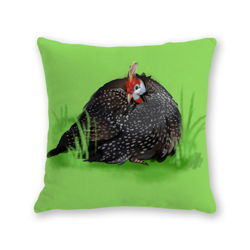 KTX-526291 Modern Cartoon Cotton and Linen Throw Pillow Cover - 45x45cm