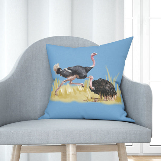 KTX-526291 Modern Cartoon Cotton and Linen Throw Pillow Cover - 45x45cm