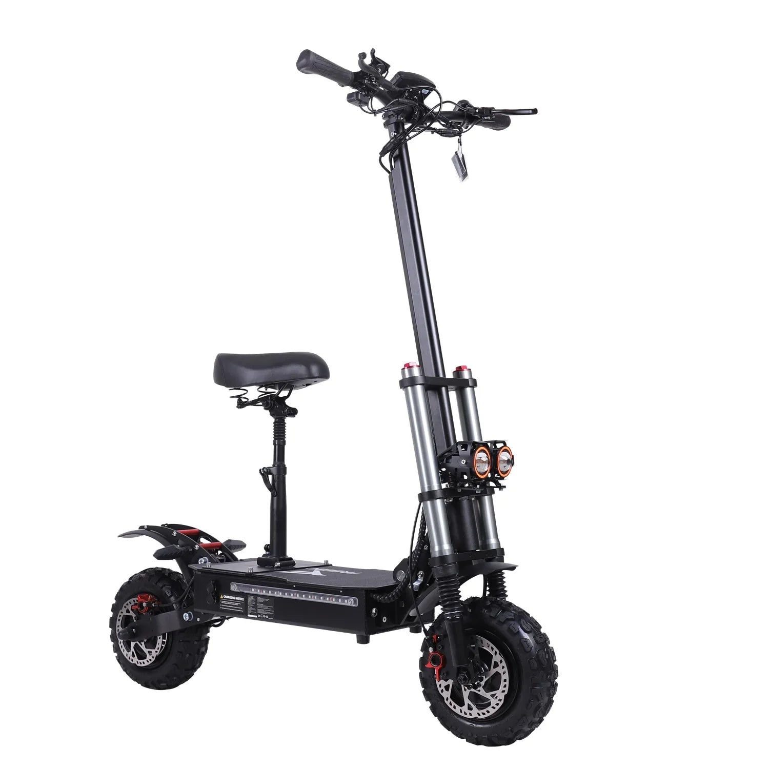 KTX-526739 60V 38AH Electric Scooter with Seat, 6000W Motor, 100-120KM Range, Foldable & Waterproof, Dual Suspension