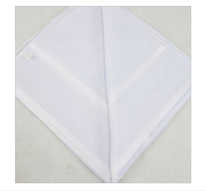 KTX-527955 Men's Qatar Headscarf and Headband Set in Red, White, and Black – Polyester, Letter Pattern for Sun Protection and Outdoor Use