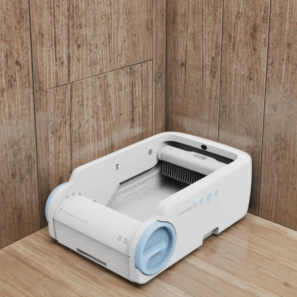 KTX-528979 Automatic Cat Litter Box with Sensors, Sterilization, and Easy Clean Design