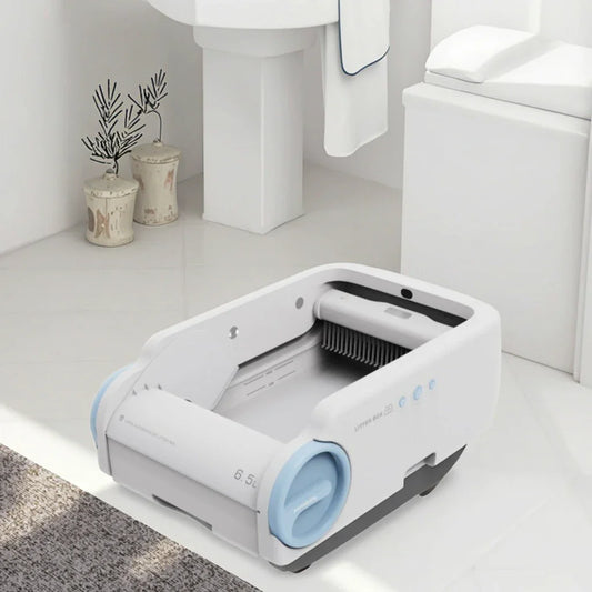 KTX-528979 Automatic Cat Litter Box with Sensors, Sterilization, and Easy Clean Design