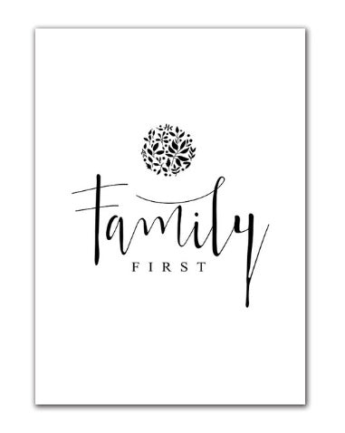 KTX-529619 Minimalist Black and White Cotton and Polyester Wall Art Mural with Inspirational Quote for Salon Décor