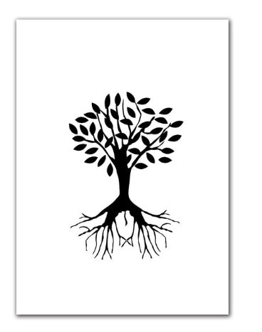 KTX-529619 Minimalist Black and White Cotton and Polyester Wall Art Mural with Inspirational Quote for Salon Décor