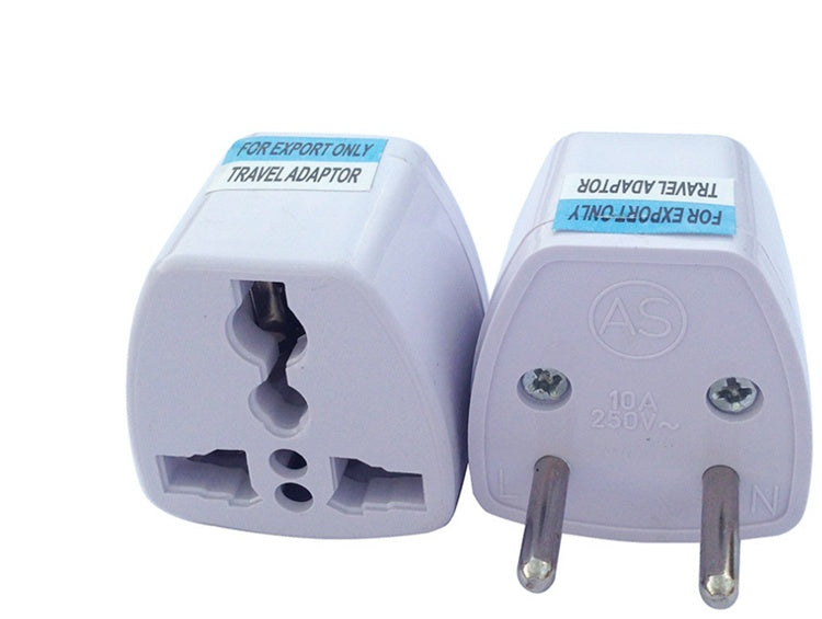KTX-529747 Universal Multi-Country Plug Adapter for International Travel, 110-250V, 3-Hole & 2-Hole Versions
