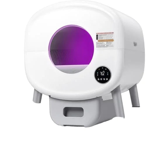 KTX-530131 Eco-Friendly Self-Cleaning Cat Litter Box for Multiple Cats with Smart App Control and Quiet Operation - 76L Capacity