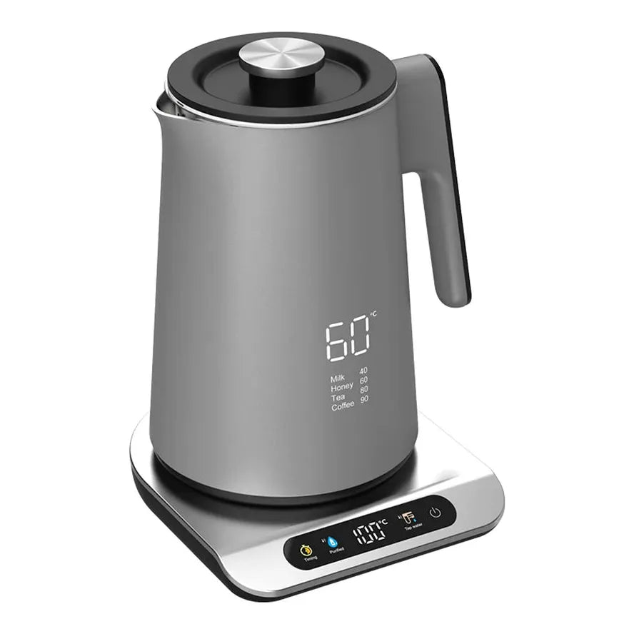 KTX-530451 Portable 1.7 Litre Electric Kettle with Digital Control and Stainless Steel Finish
