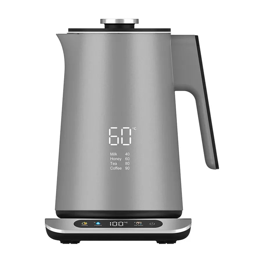 KTX-530451 Portable 1.7 Litre Electric Kettle with Digital Control and Stainless Steel Finish