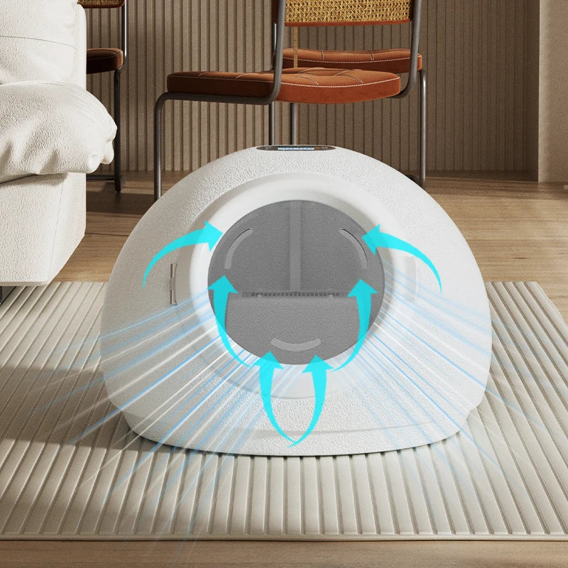 KTX-531091 55L Pet Blow Dryer Box with 4-Speed Fan, Low Noise, 800W, Suitable for Dogs and Other Small Animals