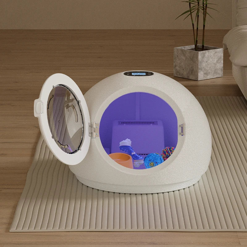 KTX-531091 55L Pet Blow Dryer Box with 4-Speed Fan, Low Noise, 800W, Suitable for Dogs and Other Small Animals