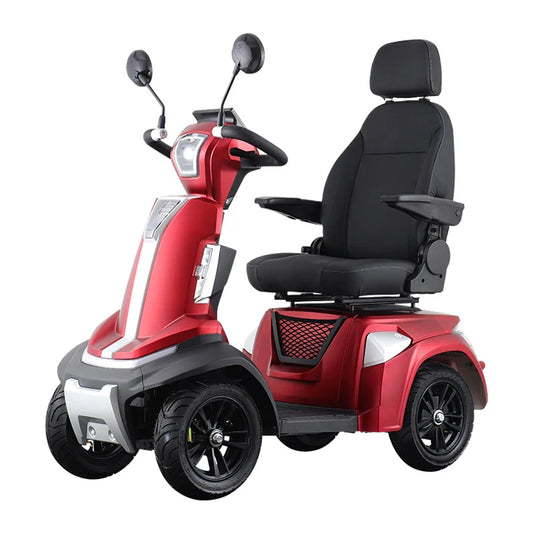 KTX-531859 2024 Four-Wheel Electric Mobility Scooter with Bluetooth, 40-60km Range, 20km/h Max Speed