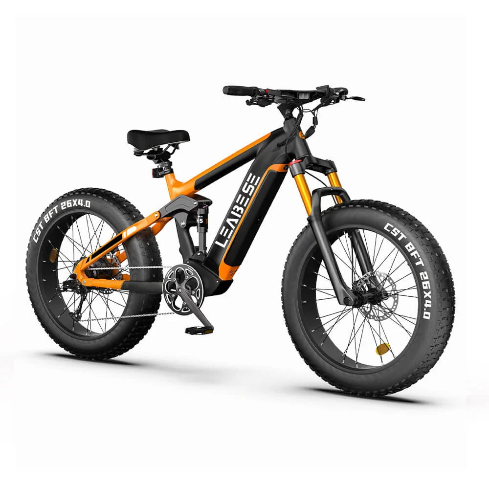 KTX-532691 26 Inch Full Suspension Electric Mountain Bike with 750W Bafang Motor and Aluminum Alloy Frame