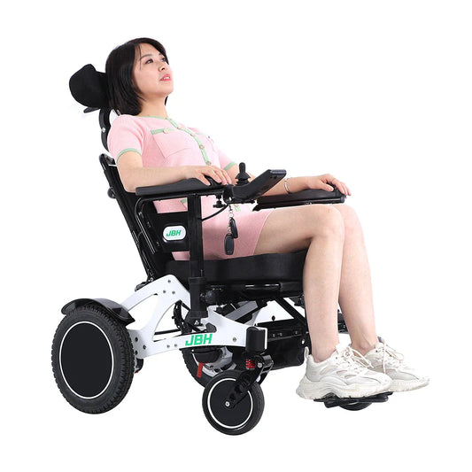 KTX-534163 Folding Power Wheelchair with Dual Brushless Motors, 250W, 140KG Capacity, 20km Driving Range