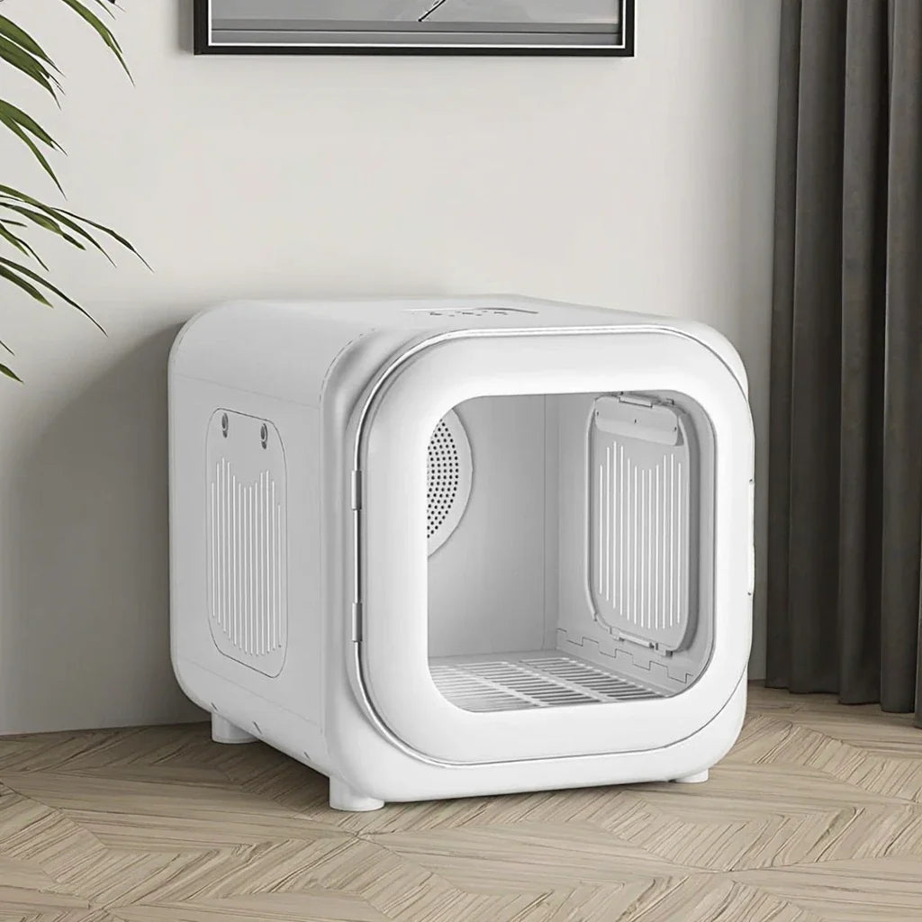 KTX-536851 Smart Automatic 60L Pet Dryer Box for Dogs and Cats, Low Noise Hair Dryer for Pet Cleaning and Bathing