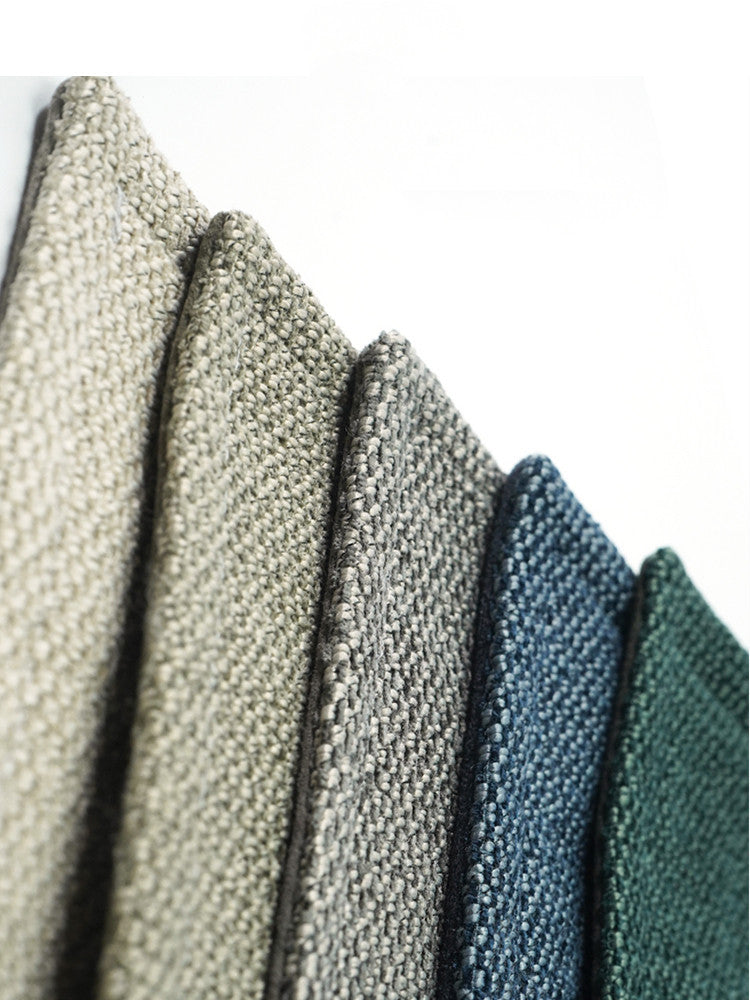 KTX-537427 Gray-Green Cotton and Linen Lumbar Pillow with Simple Nordic Design in Various Sizes