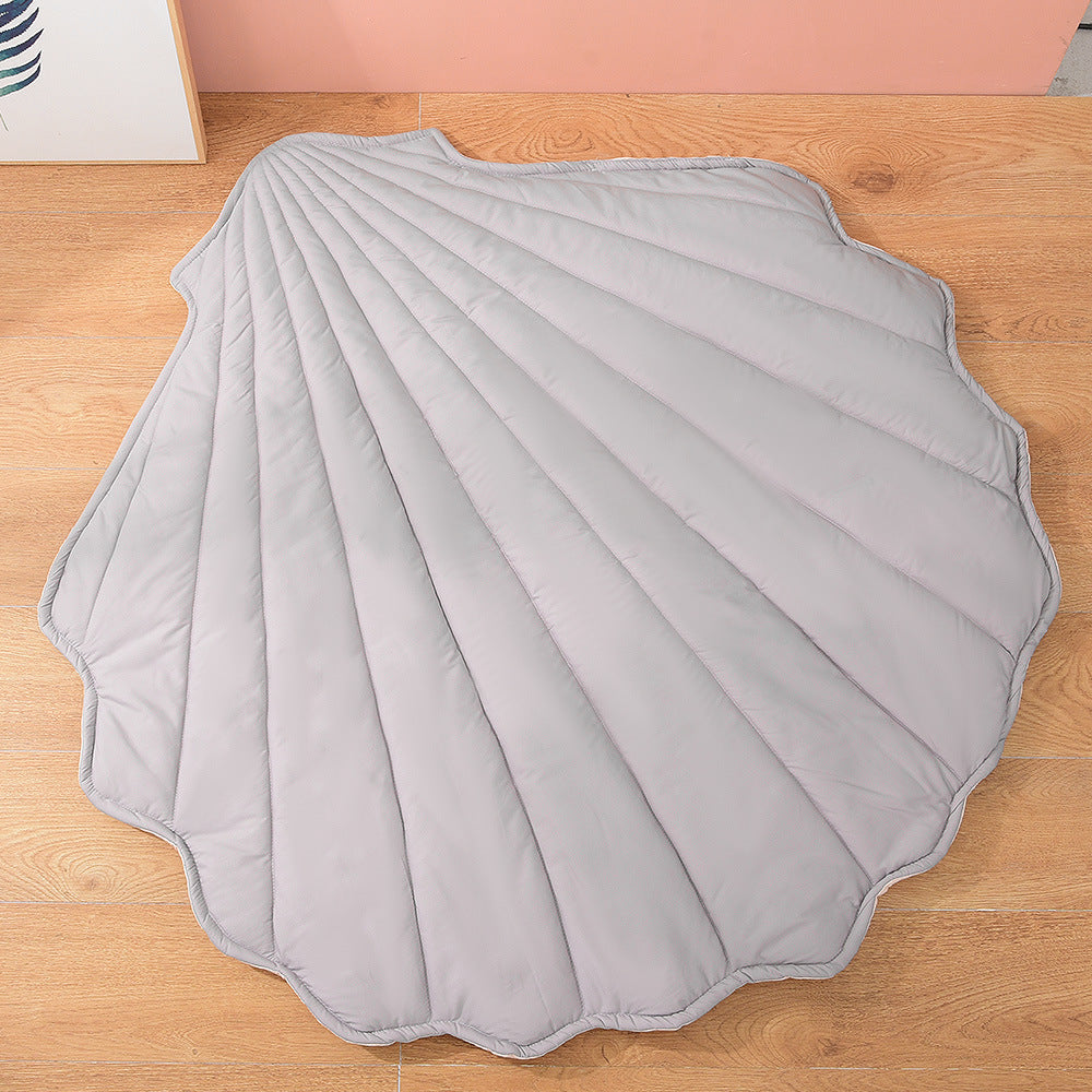KTX-537747 Non-Slip Thickened Baby Crawling Mat with Shell Design for Child Development and Play