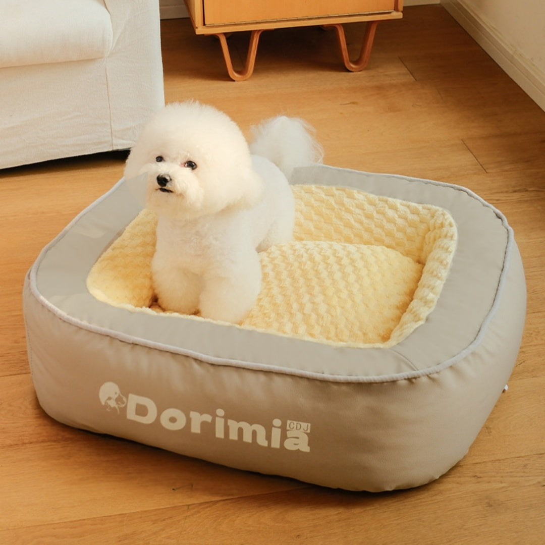 KTX-537875 Removable and Washable Printed Dog Kennel in Various Sizes - Winter Warm Design