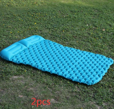 KTX-538579 Inflatable Double Camping Mat with Lycra for Outdoor Activities