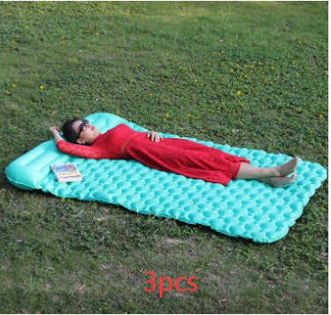 KTX-538579 Inflatable Double Camping Mat with Lycra for Outdoor Activities