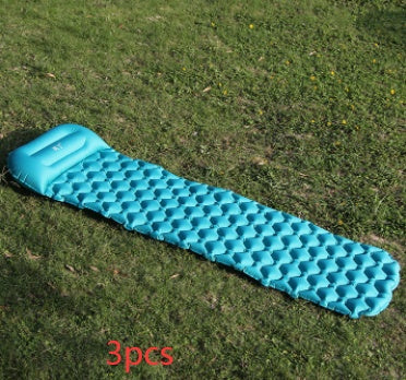 KTX-538579 Inflatable Double Camping Mat with Lycra for Outdoor Activities