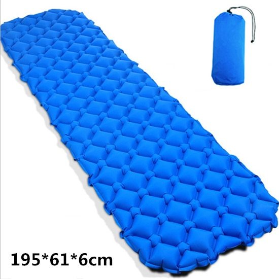 KTX-538579 Inflatable Double Camping Mat with Lycra for Outdoor Activities