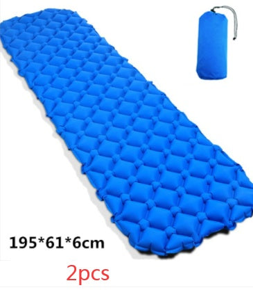 KTX-538579 Inflatable Double Camping Mat with Lycra for Outdoor Activities