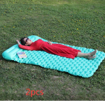 KTX-538579 Inflatable Double Camping Mat with Lycra for Outdoor Activities
