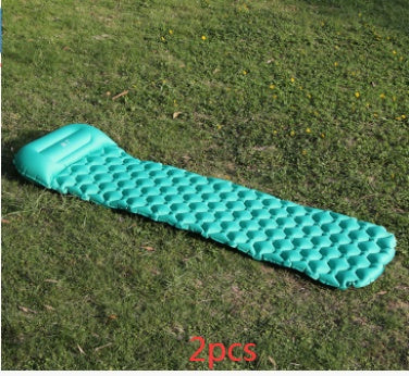 KTX-538579 Inflatable Double Camping Mat with Lycra for Outdoor Activities