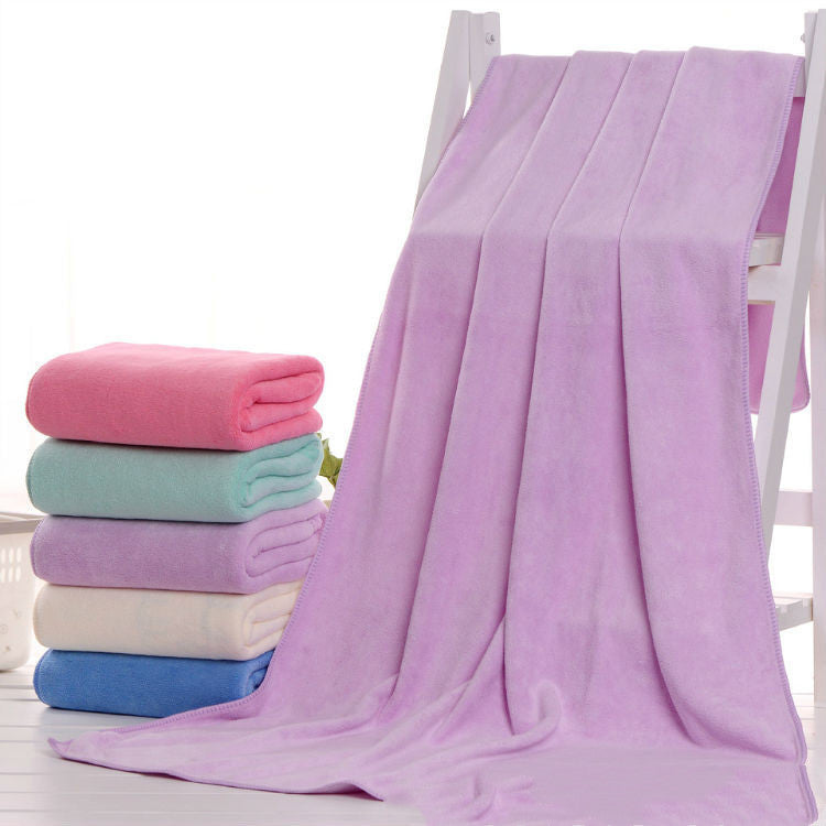 KTX-539475 Microfiber Bath Towel 70x140 cm – Absorbent Superfine Fiber for Beach, Salon, and Therapy Use