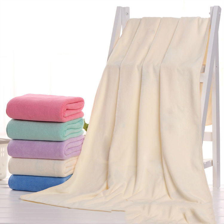 KTX-539475 Microfiber Bath Towel 70x140 cm – Absorbent Superfine Fiber for Beach, Salon, and Therapy Use