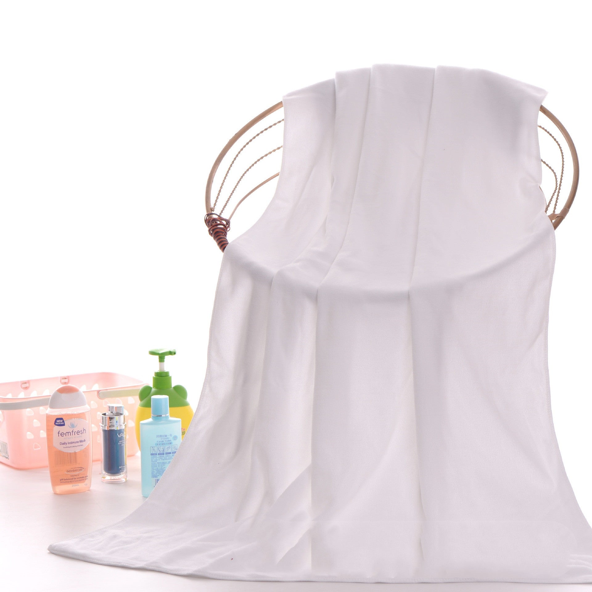 KTX-539475 Microfiber Bath Towel 70x140 cm – Absorbent Superfine Fiber for Beach, Salon, and Therapy Use