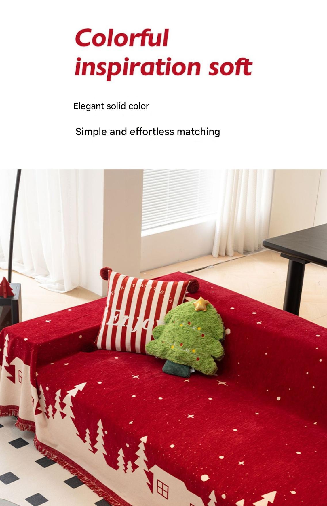 KTX-539795 Universal Anti-Slip Full-Coverage Sofa Cover for All Seasons and Holidays