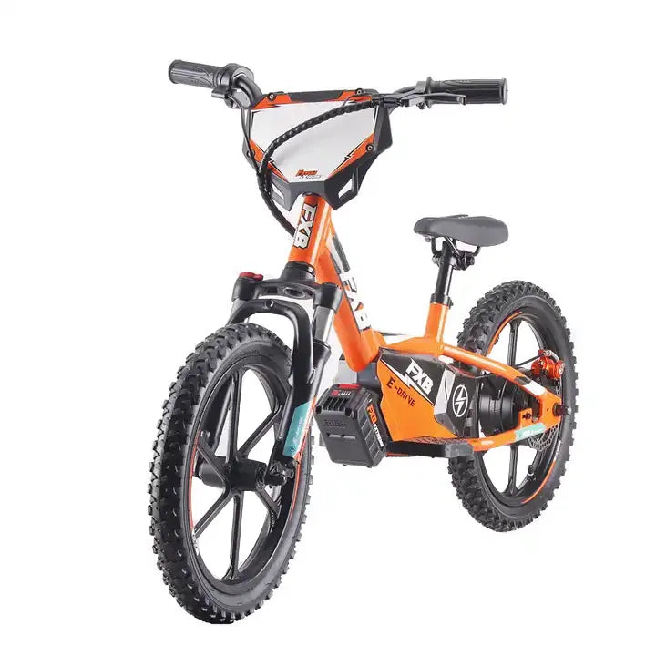 KTX-542611 16-Inch Kids Electric Bike, 350W Brushless Motor, 36V Battery, 30KM Range, Hydraulic Suspension, Ages 5-8 Years