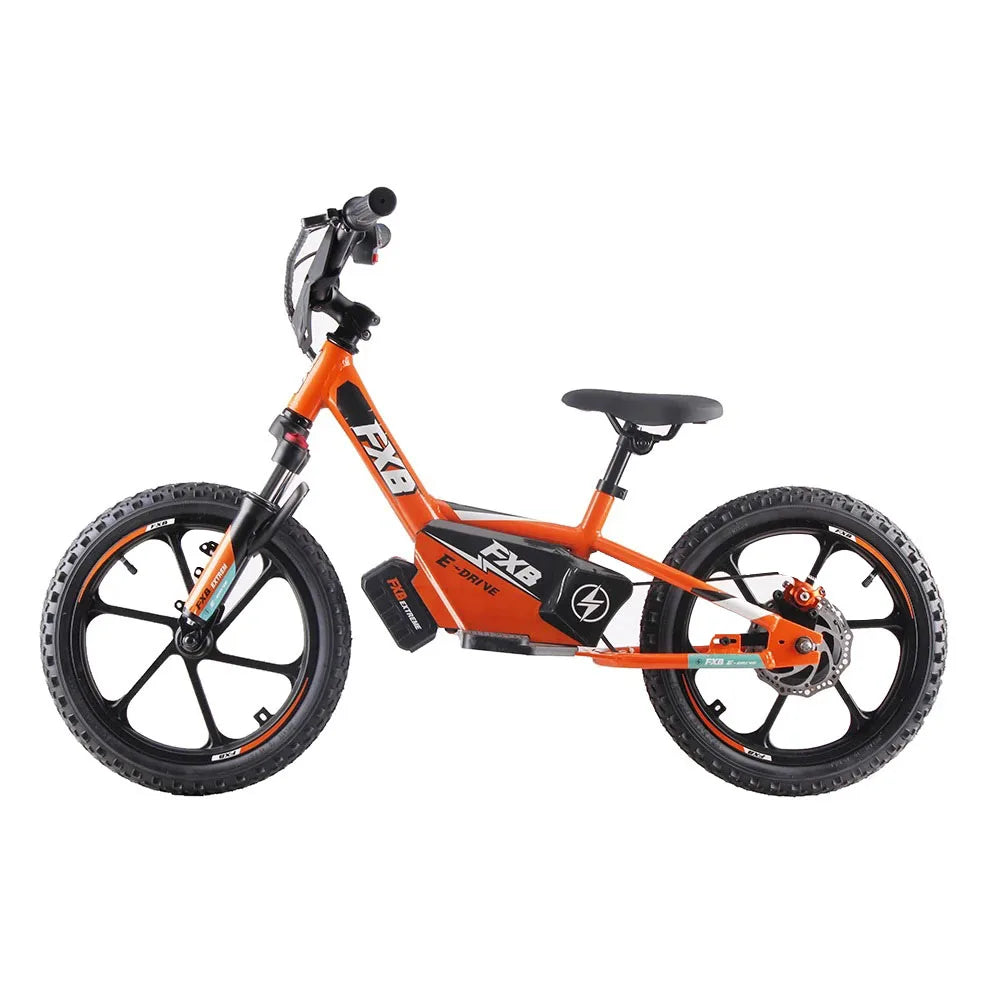 KTX-542611 16-Inch Kids Electric Bike, 350W Brushless Motor, 36V Battery, 30KM Range, Hydraulic Suspension, Ages 5-8 Years