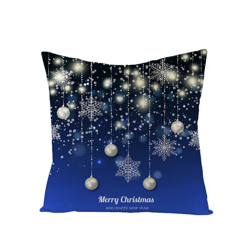 KTX-543251 Cartoon Anime Style Linen Pillowcase Cover - 45x45cm Cushion Cover with PP Cotton Filling