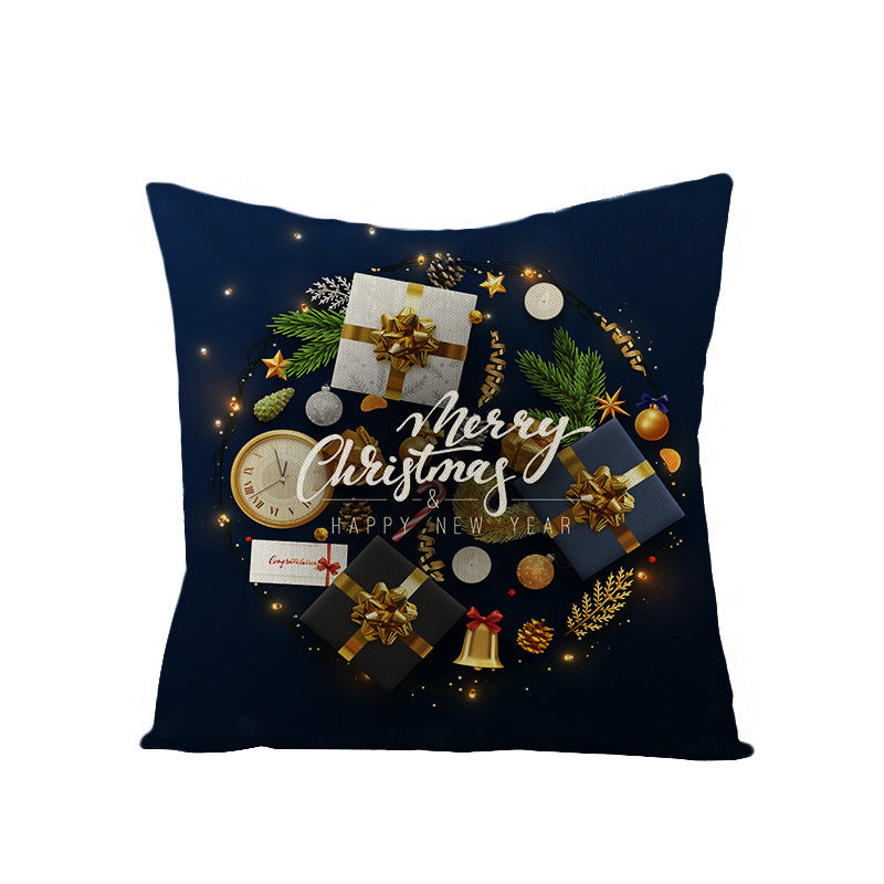 KTX-543251 Cartoon Anime Style Linen Pillowcase Cover - 45x45cm Cushion Cover with PP Cotton Filling