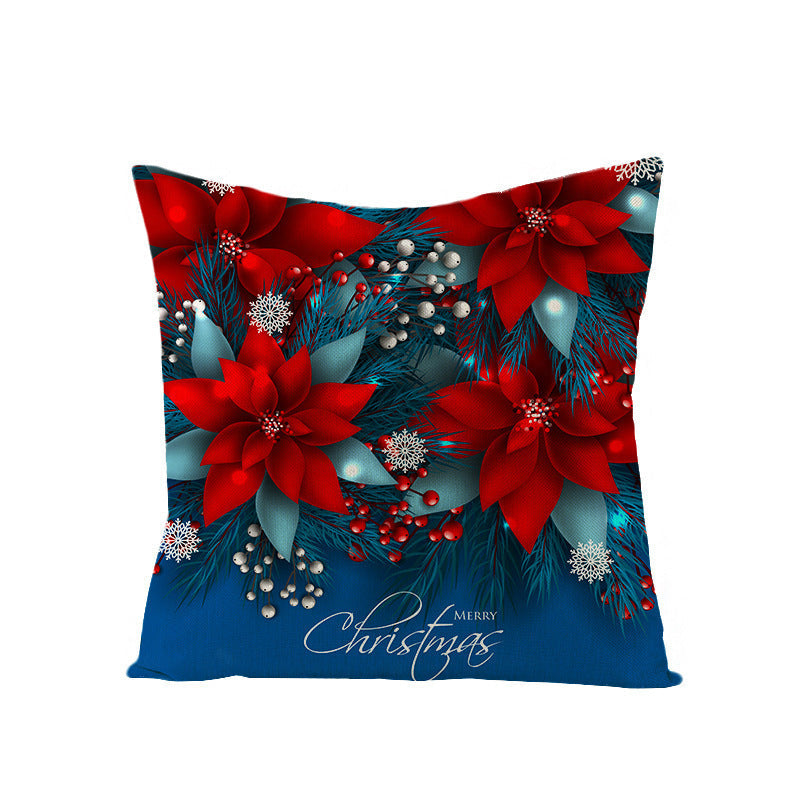 KTX-543251 Cartoon Anime Style Linen Pillowcase Cover - 45x45cm Cushion Cover with PP Cotton Filling