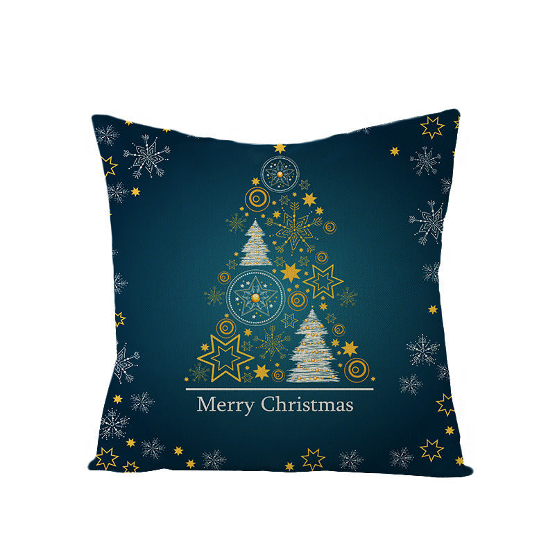 KTX-543251 Cartoon Anime Style Linen Pillowcase Cover - 45x45cm Cushion Cover with PP Cotton Filling