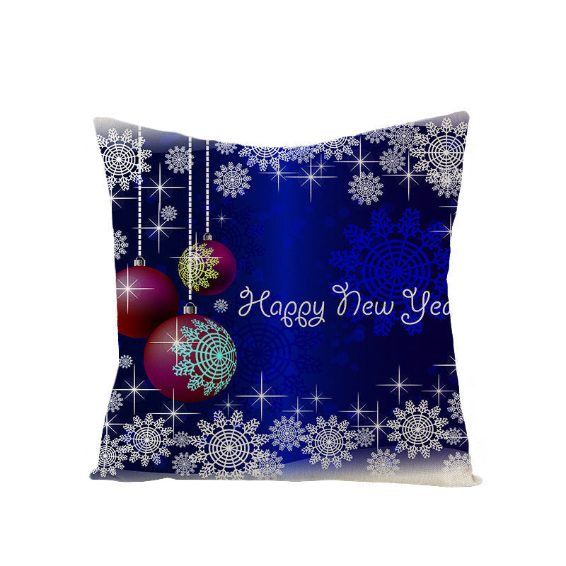 KTX-543251 Cartoon Anime Style Linen Pillowcase Cover - 45x45cm Cushion Cover with PP Cotton Filling